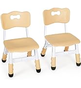 AOOU Kids Art Table and 2 Chairs, Toddler Craft Drawing Desk with Large Storage Shelves, 4 Storage Bins and Paper Roll