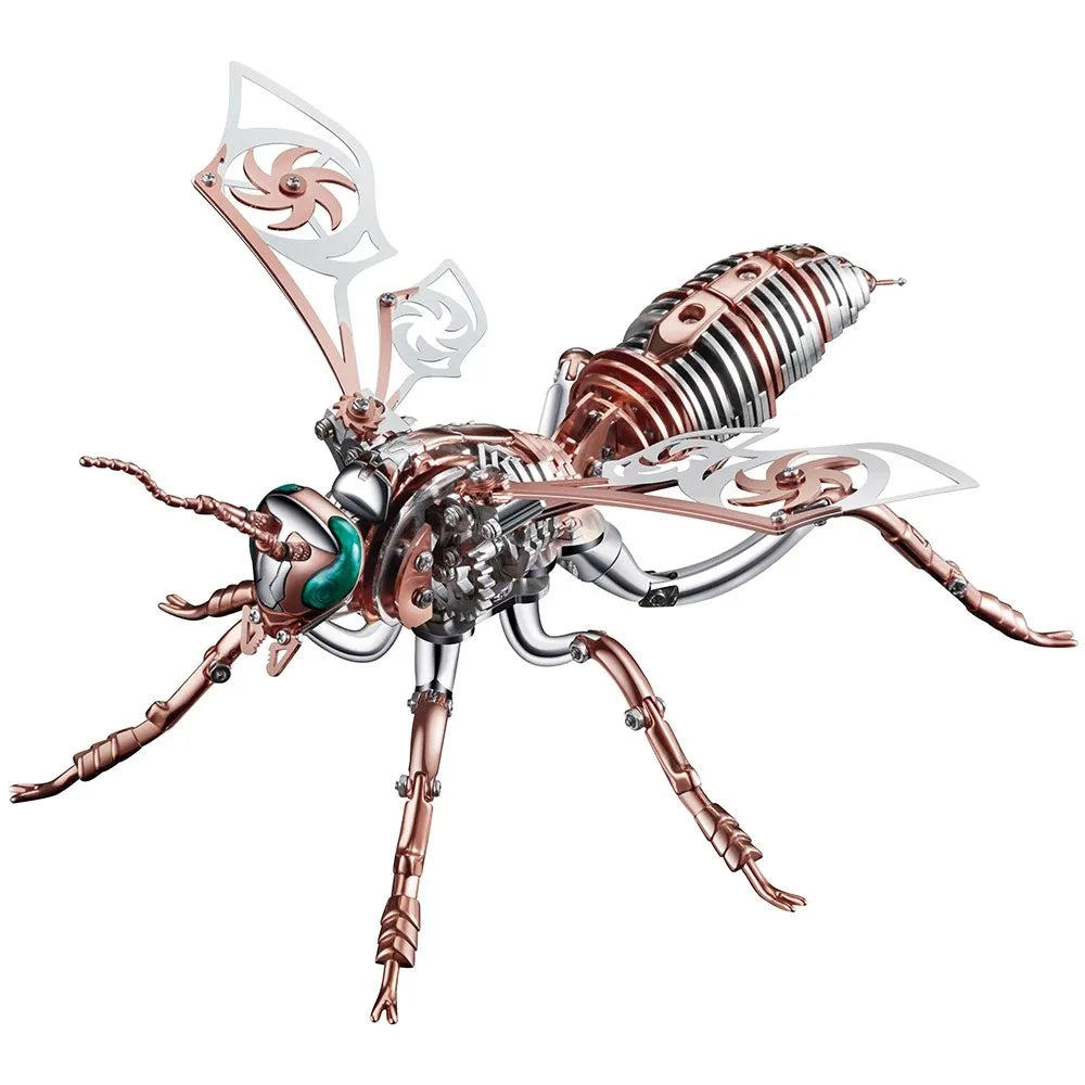 Large Wasp 3D Puzzle Metal Assembly Model Mechanical lnsect Animal AssToy for Boy Kids Gift Home Decoration