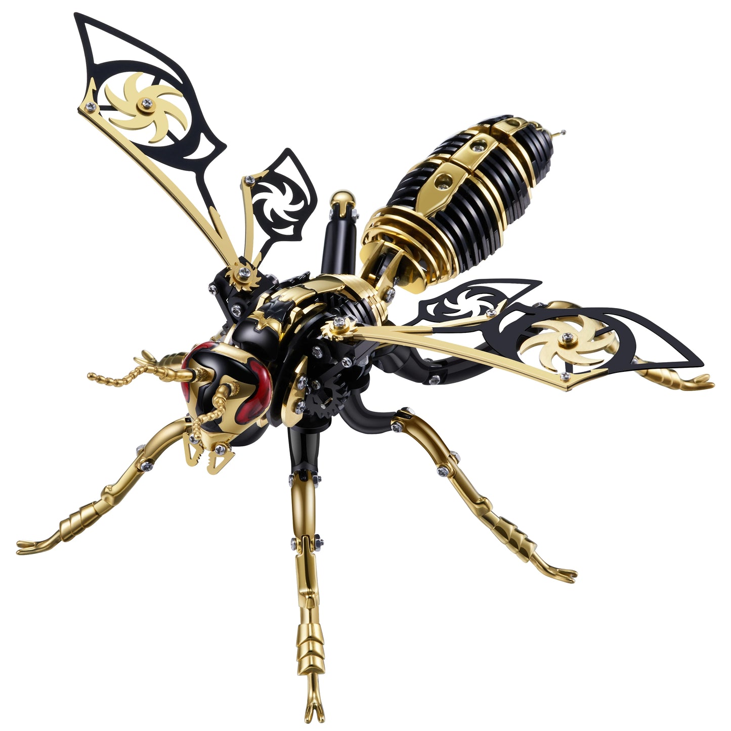 Large Wasp 3D Puzzle Metal Assembly Model Mechanical lnsect Animal AssToy for Boy Kids Gift Home Decoration