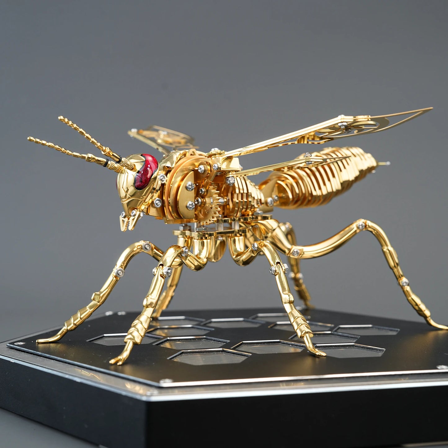 Large Wasp 3D Puzzle Metal Assembly Model Mechanical lnsect Animal AssToy for Boy Kids Gift Home Decoration