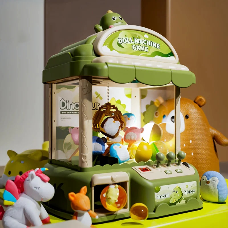 Children's Claw machine - Creative claw games with music and lights, large claw machine with colorful stuffed animal prizes, sui