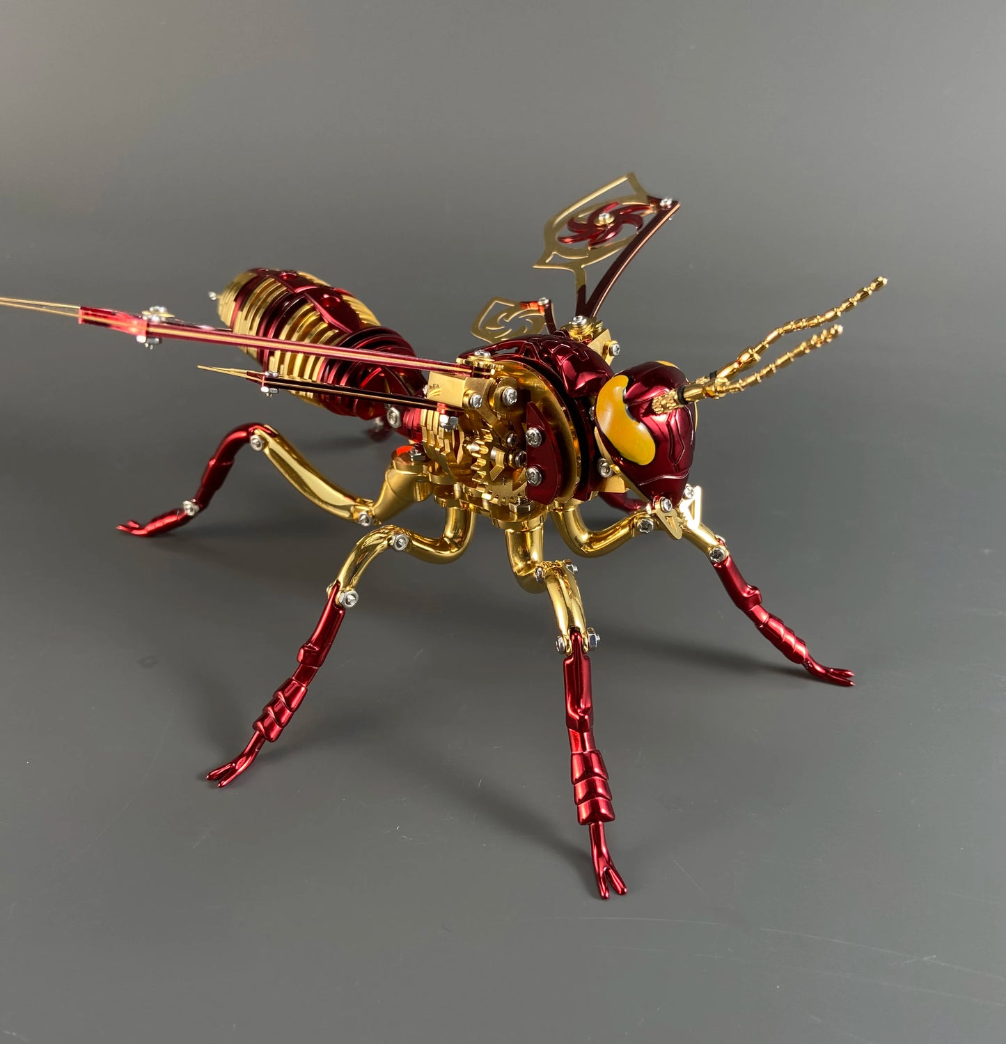 Large Wasp 3D Puzzle Metal Assembly Model Mechanical lnsect Animal AssToy for Boy Kids Gift Home Decoration