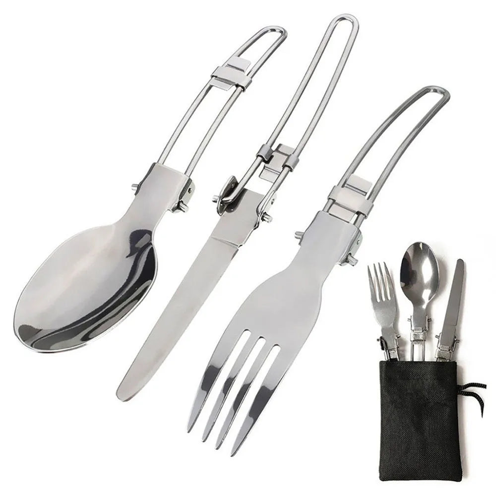 Camping Cookware Kit with Stove Outdoor Cooking Set  Outdoor Pot Travel Tableware Kitchen Hiking Picnic BBQ
