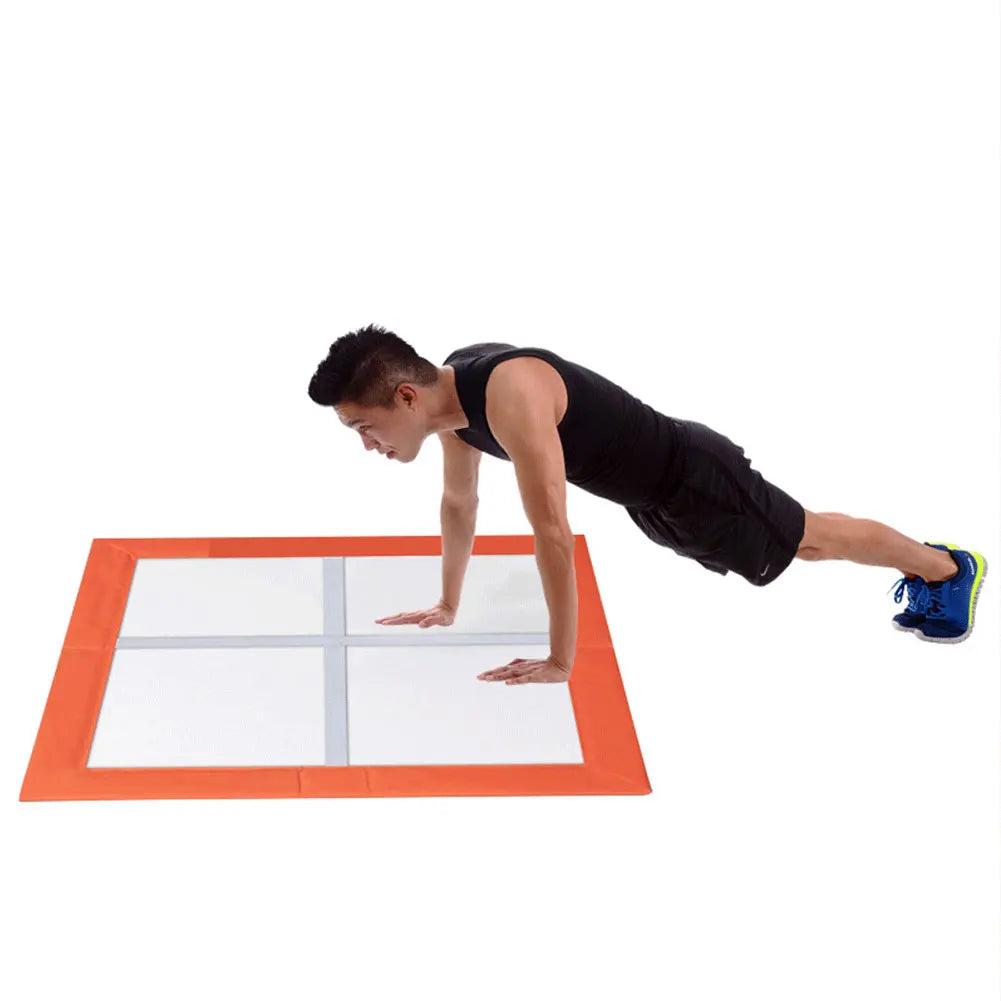 Portable Agility Trainers Folding Square Training Equipment Speed Training Fitness Ladder for Outdoor Indoor Home for Women Men