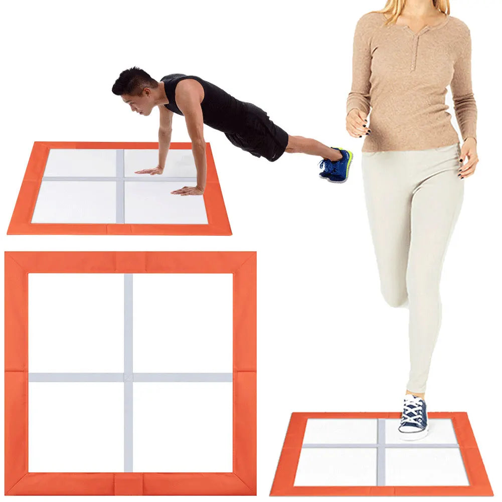 Portable Agility Trainers Folding Square Training Equipment Speed Training Fitness Ladder for Outdoor Indoor Home for Women Men