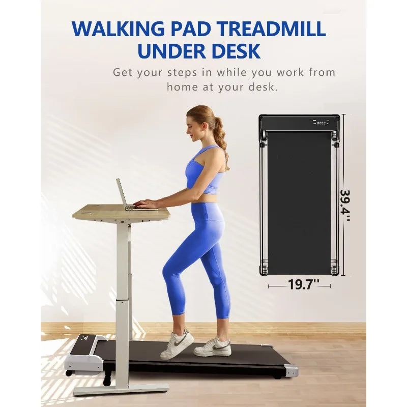 Walking Pad Treadmill, Walking pad with Incline,Walking pad for Walking and Jogging,Treadmill for Home with LED Display