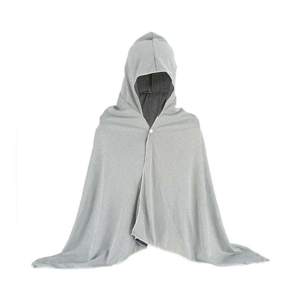 Cooling Cape Towel with UV Protection Instant Cooling Technology for Outdoor Sports Heatstroke Prevention Quick Dry Fabric