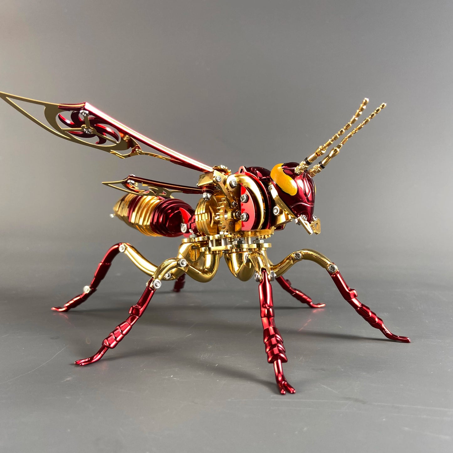 Large Wasp 3D Puzzle Metal Assembly Model Mechanical lnsect Animal AssToy for Boy Kids Gift Home Decoration