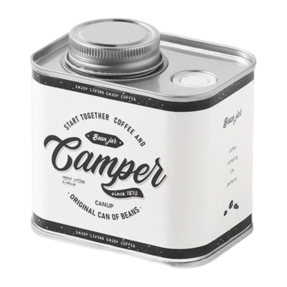 150g Airtight Coffee Container Portable Outdoor Camping Tin Box Freshness Preservation Kitchen Storage Organizer Friends Gifts