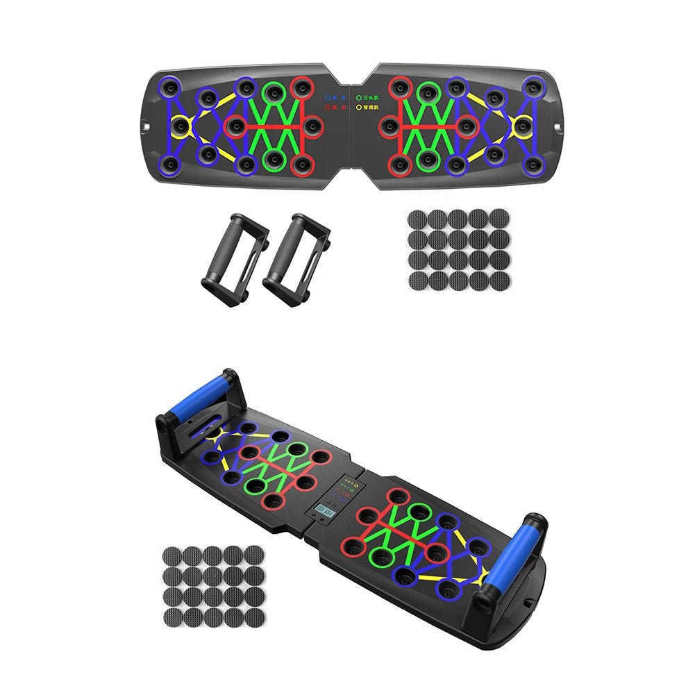 Folding Push-Up Board Foldable Gym Sports Board Muscle Exercise Board Abdominal Household Biceps Brachii Fitness Equipment