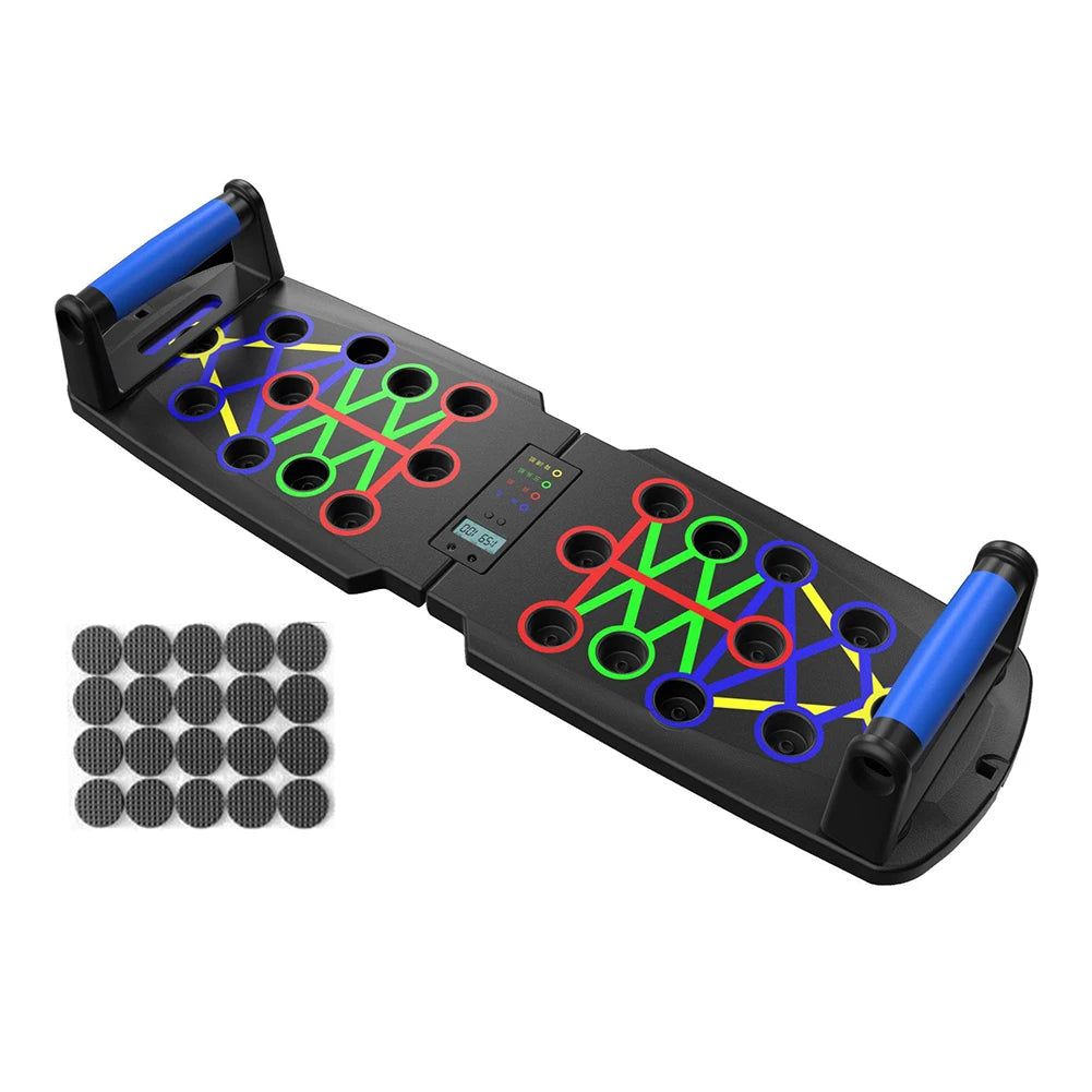 Folding Push-Up Board Foldable Gym Sports Board Muscle Exercise Board Abdominal Household Biceps Brachii Fitness Equipment