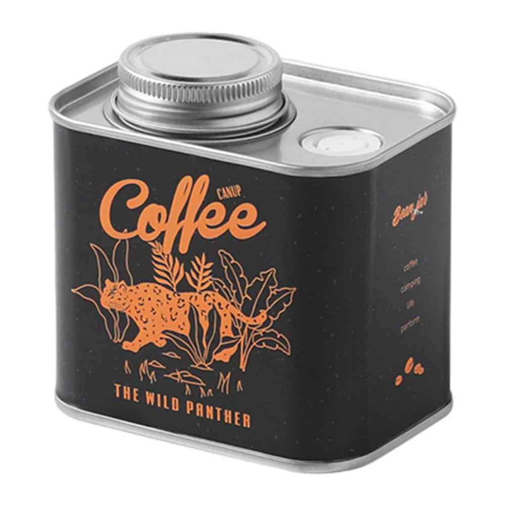 150g Airtight Coffee Container Portable Outdoor Camping Tin Box Freshness Preservation Kitchen Storage Organizer Friends Gifts