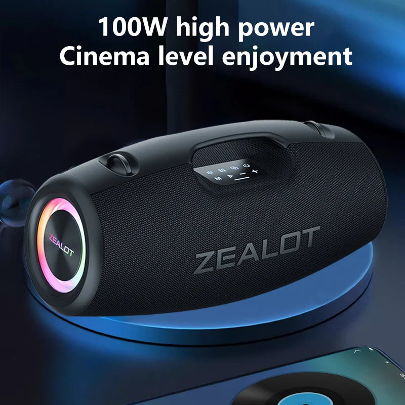 Zealot S78 100W Wireless Speakers DSP Dream Light Outdoor