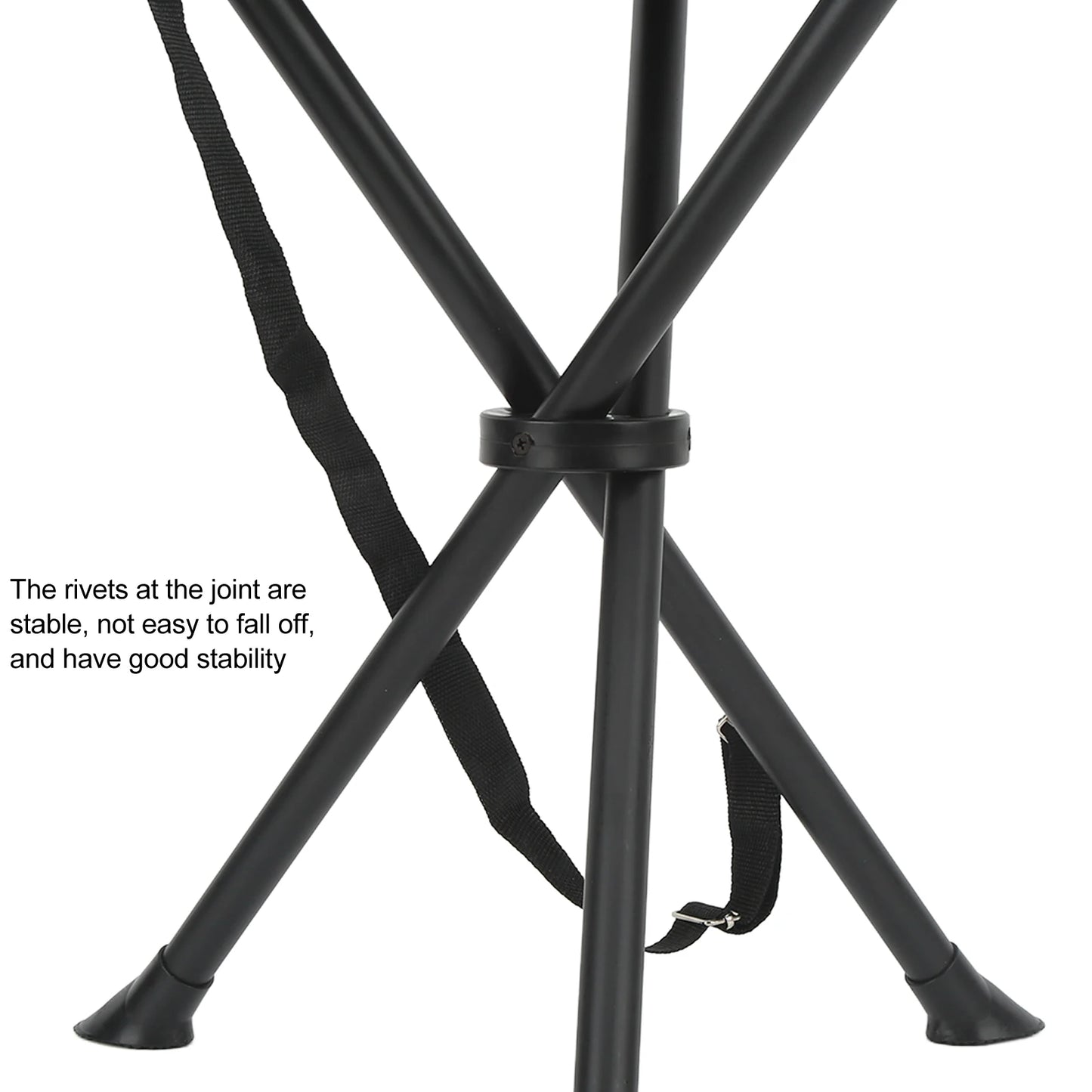 Folding Tripod Stool 200KG Load Bearing Camp Stool Portable Foldable Chair For Outdoor Fishing Camping Picnic