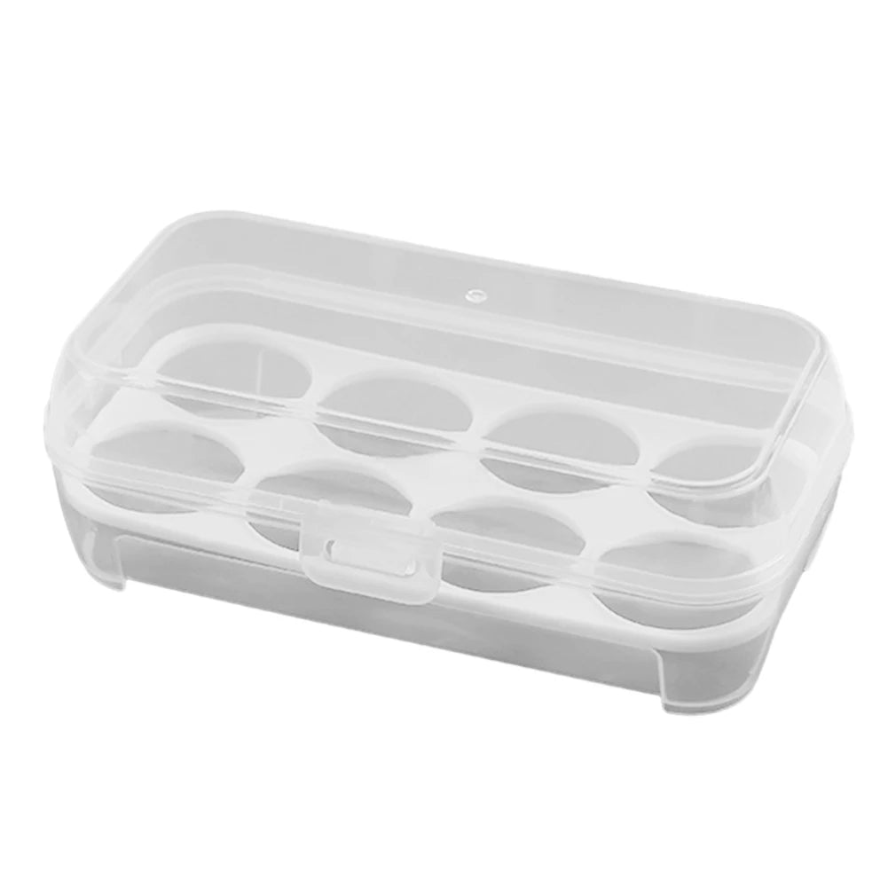 3/4/8 Grids Egg Holder Shockproof Kitchen Container Case Organizer for Outdoor Camping Picnic Portable Egg Storage Box