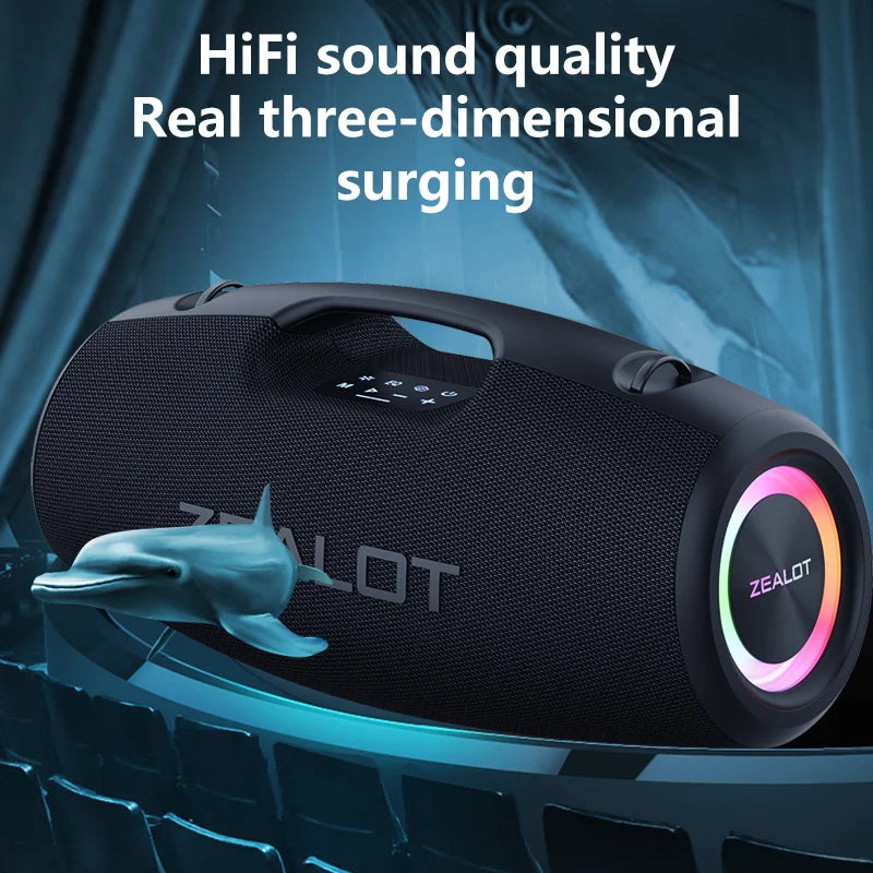 Zealot S78 100W Wireless Speakers DSP Dream Light Outdoor