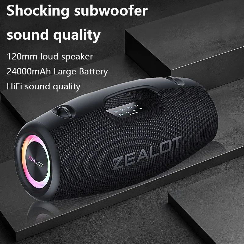 Zealot S78 100W Wireless Speakers DSP Dream Light Outdoor