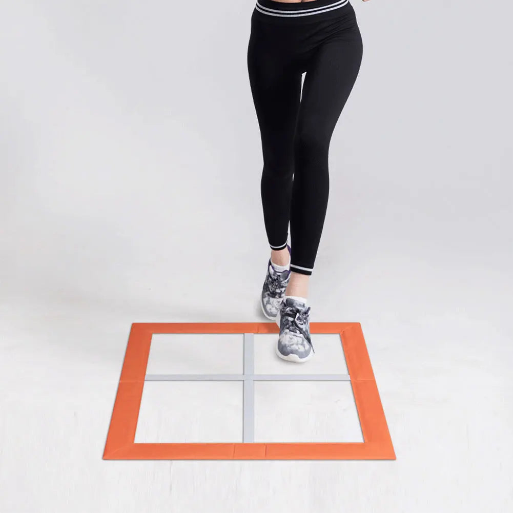 Portable Agility Trainers Folding Square Training Equipment Speed Training Fitness Ladder for Outdoor Indoor Home for Women Men