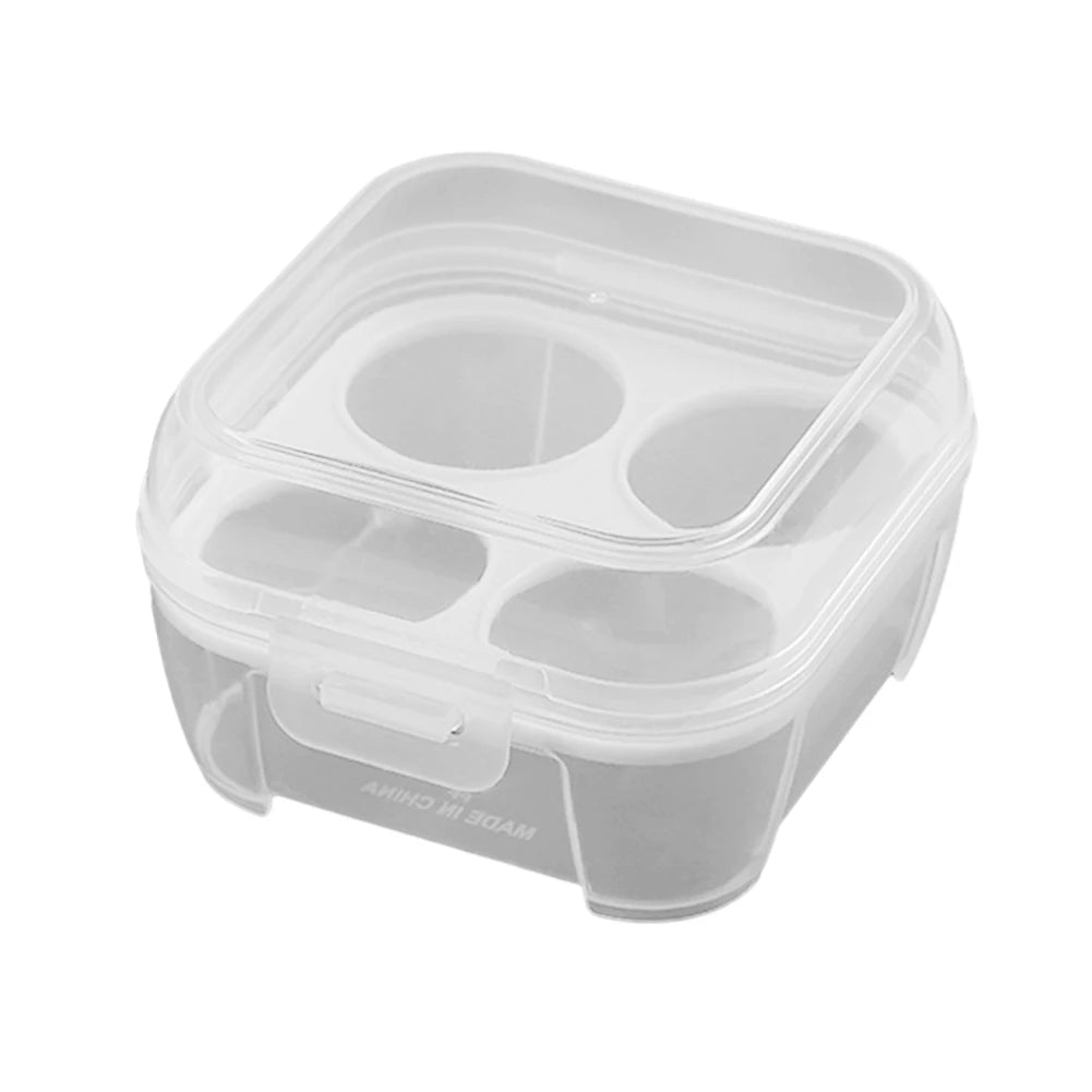 3/4/8 Grids Egg Holder Shockproof Kitchen Container Case Organizer for Outdoor Camping Picnic Portable Egg Storage Box