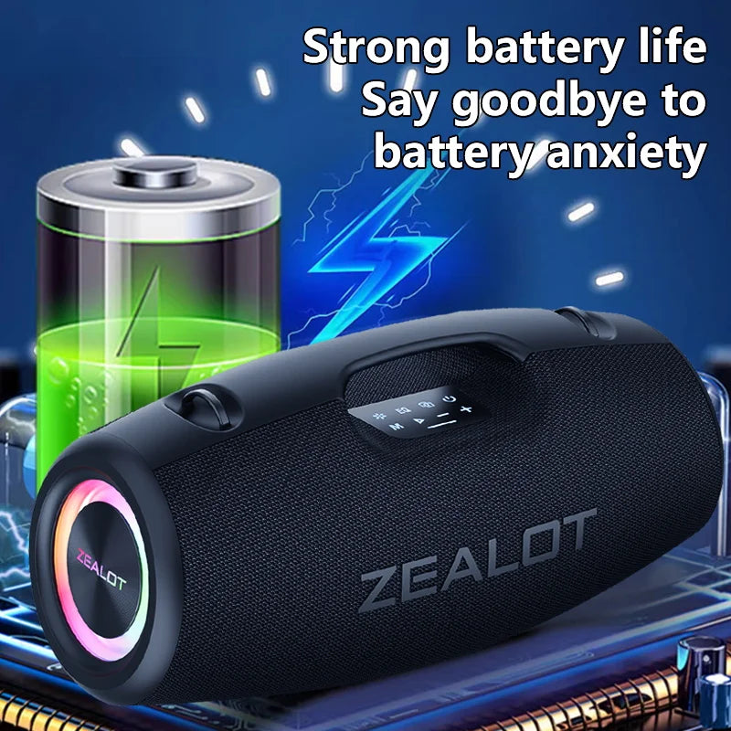 Zealot S78 100W Wireless Speakers DSP Dream Light Outdoor