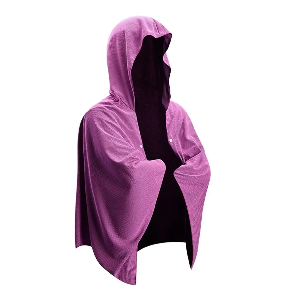 Cooling Cape Towel with UV Protection Instant Cooling Technology for Outdoor Sports Heatstroke Prevention Quick Dry Fabric