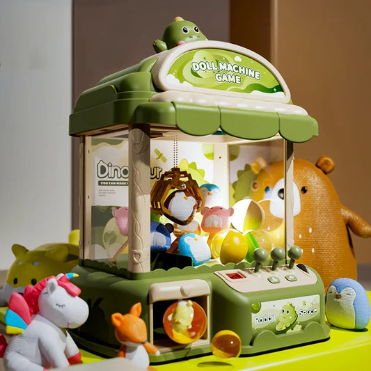 Children's Claw machine - Creative claw games with music and lights, large claw machine with colorful stuffed animal prizes, sui