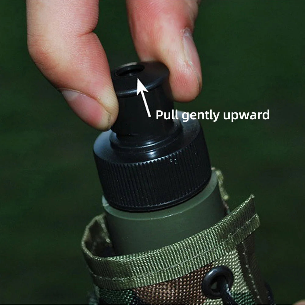 800ml Outdoor Water Bottle Water Kettle Sports Bottles with Shoulder Strap for Hiking Backpacking Cool Camping Water Bag 2024