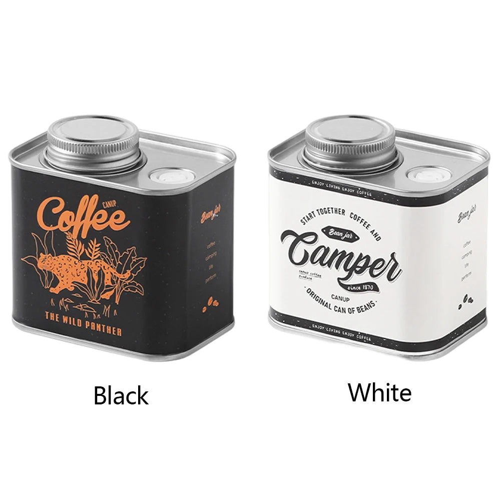 150g Airtight Coffee Container Portable Outdoor Camping Tin Box Freshness Preservation Kitchen Storage Organizer Friends Gifts