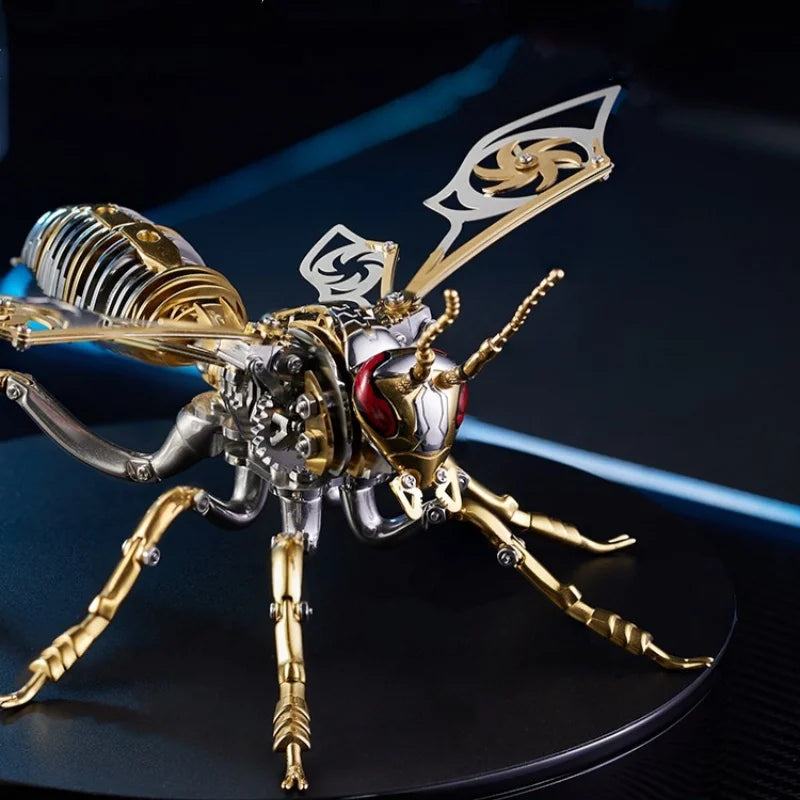 Large Wasp 3D Puzzle Metal Assembly Model Mechanical lnsect Animal AssToy for Boy Kids Gift Home Decoration