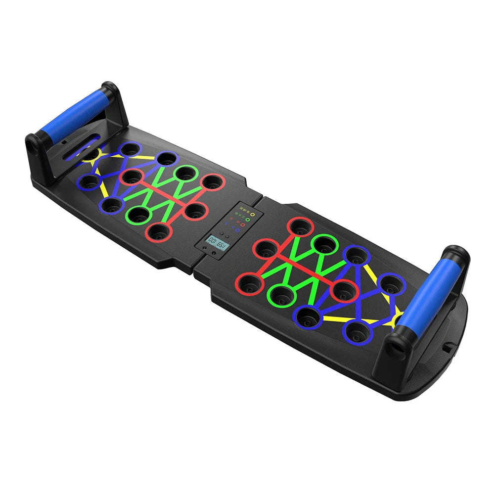 Folding Push-Up Board Foldable Gym Sports Board Muscle Exercise Board Abdominal Household Biceps Brachii Fitness Equipment