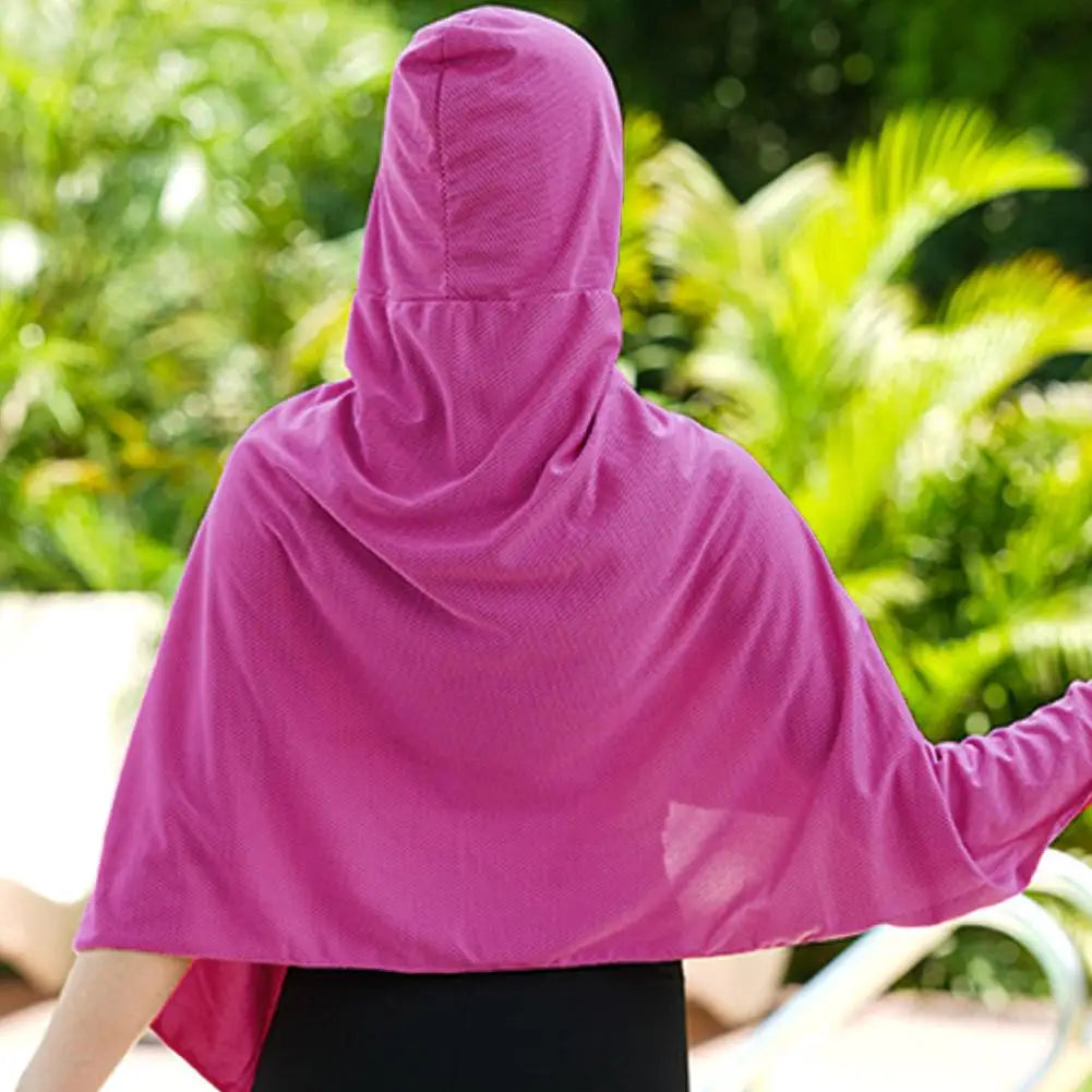 Cooling Cape Towel with UV Protection Instant Cooling Technology for Outdoor Sports Heatstroke Prevention Quick Dry Fabric
