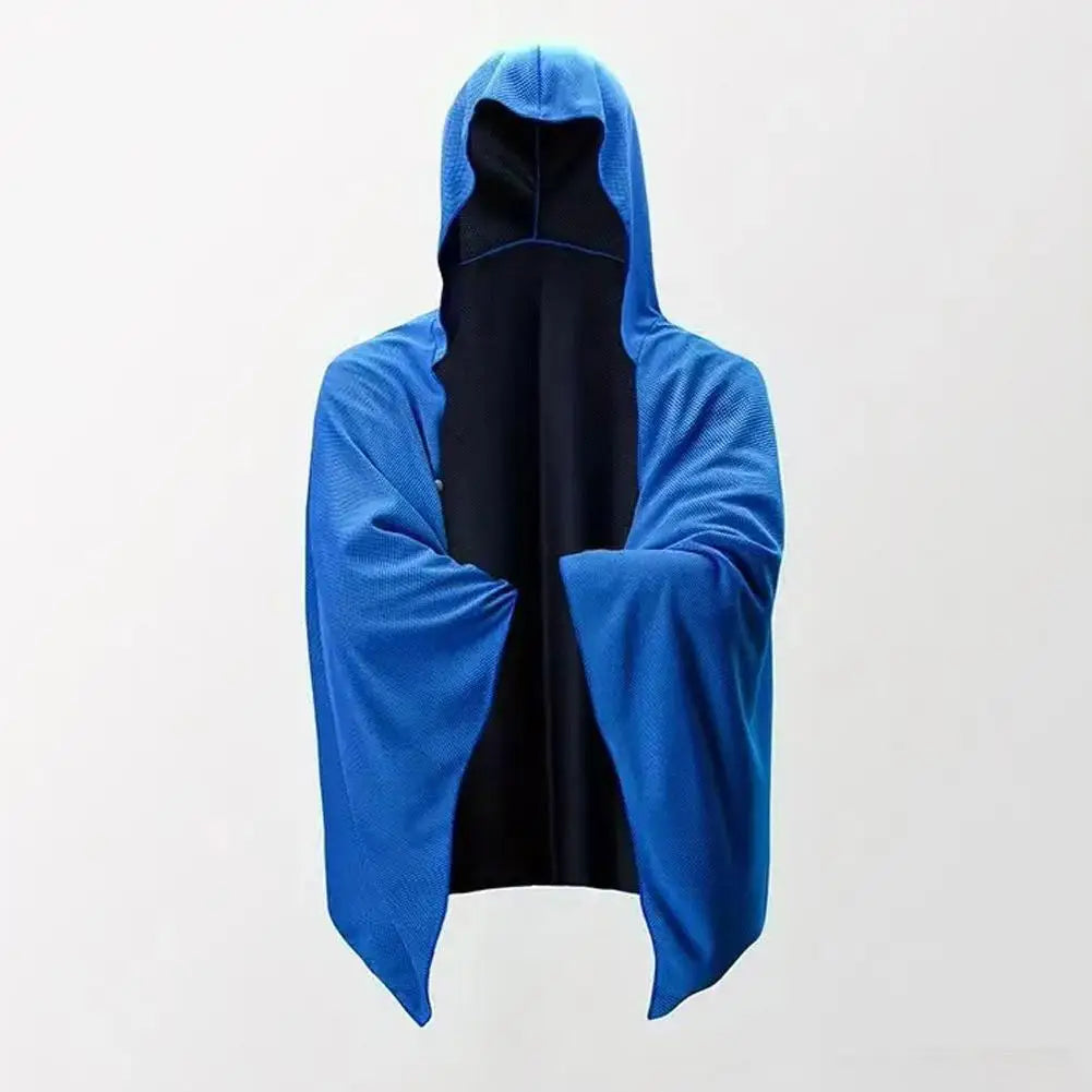 Cooling Cape Towel with UV Protection Instant Cooling Technology for Outdoor Sports Heatstroke Prevention Quick Dry Fabric