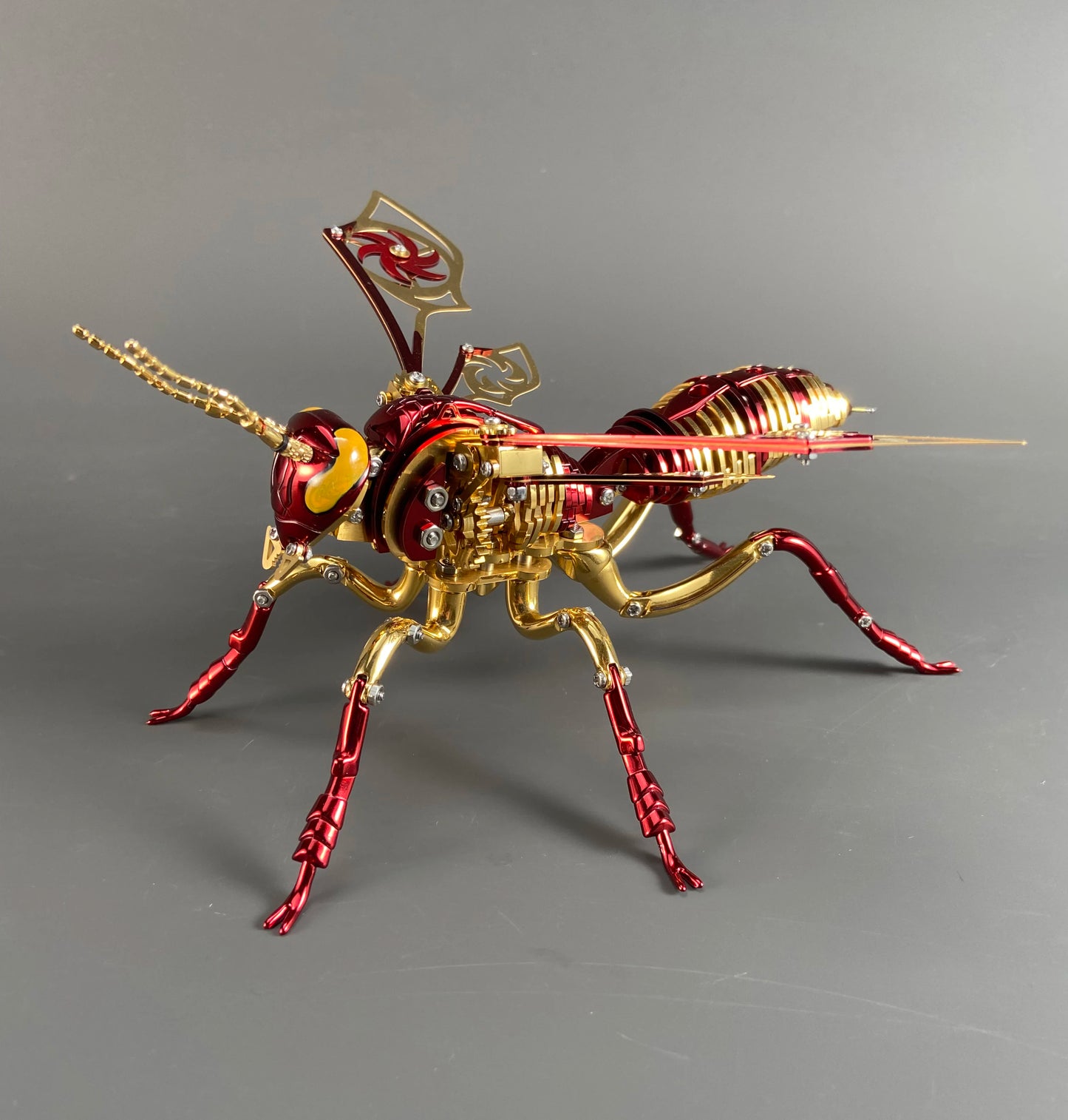 Large Wasp 3D Puzzle Metal Assembly Model Mechanical lnsect Animal AssToy for Boy Kids Gift Home Decoration