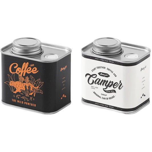 150g Airtight Coffee Container Portable Outdoor Camping Tin Box Freshness Preservation Kitchen Storage Organizer Friends Gifts